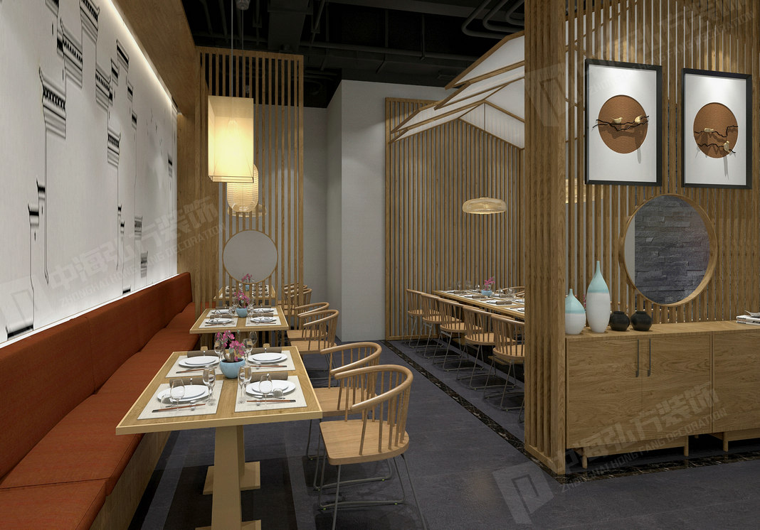 中海弘方装饰 餐厅装修设计色彩搭配很重要(图2)