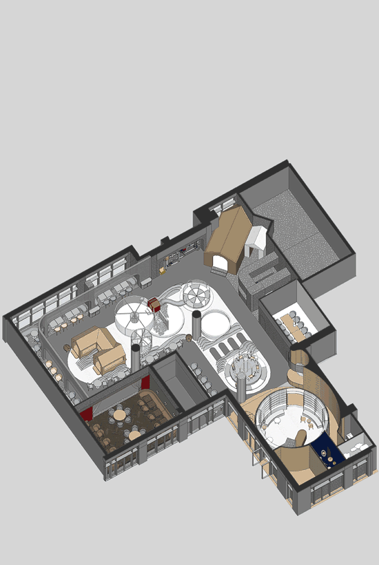 餐饮空间设计丨亲子餐厅--童年记忆中的美好梦境(图5)